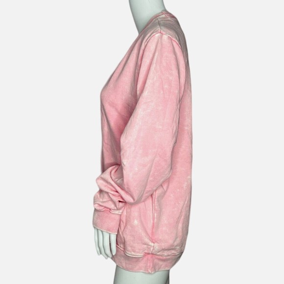 San Francisco Work Shirts Women’s Sweatshirt Pink Mineral Wash Crew Neck Size M‎ - Picture 3 of 9